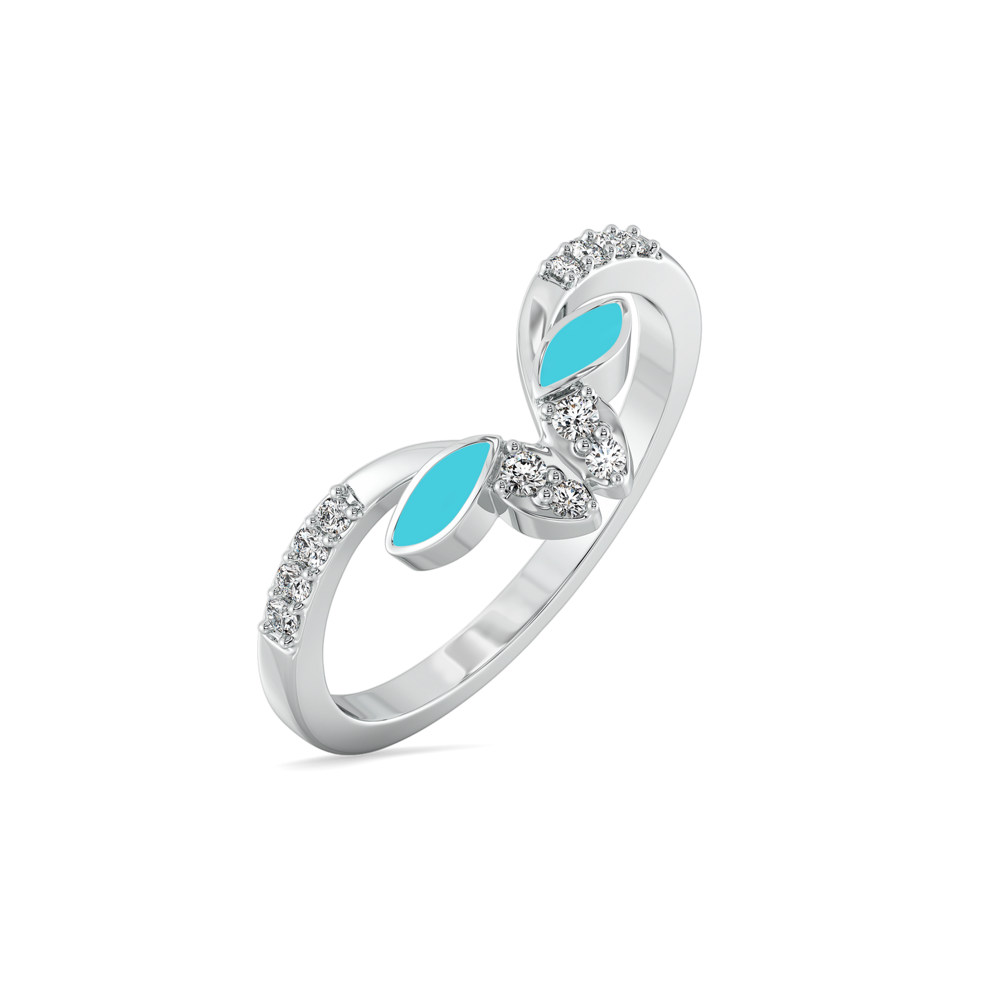 Sky Blossom - Lab Diamond Fashion Ring