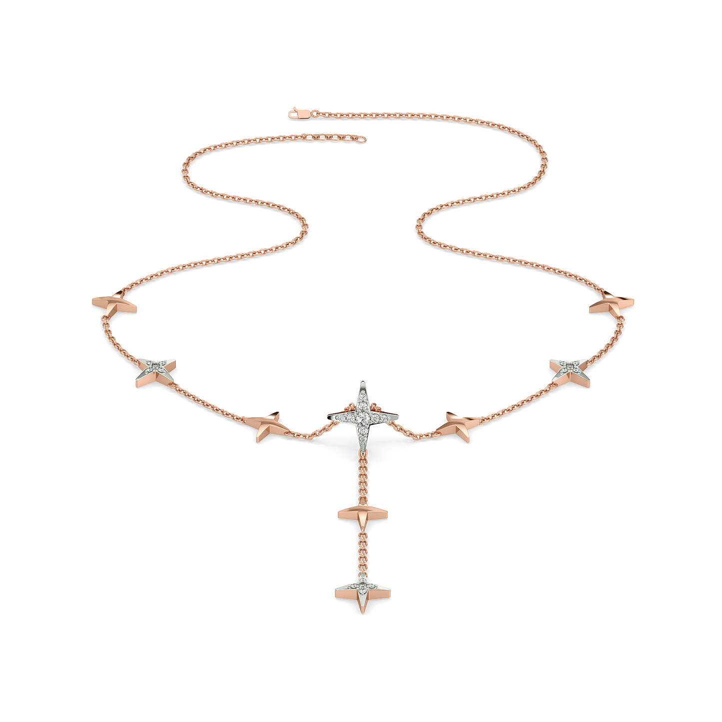 Starlight Sparkle - Lab Diamond Chain Necklace
