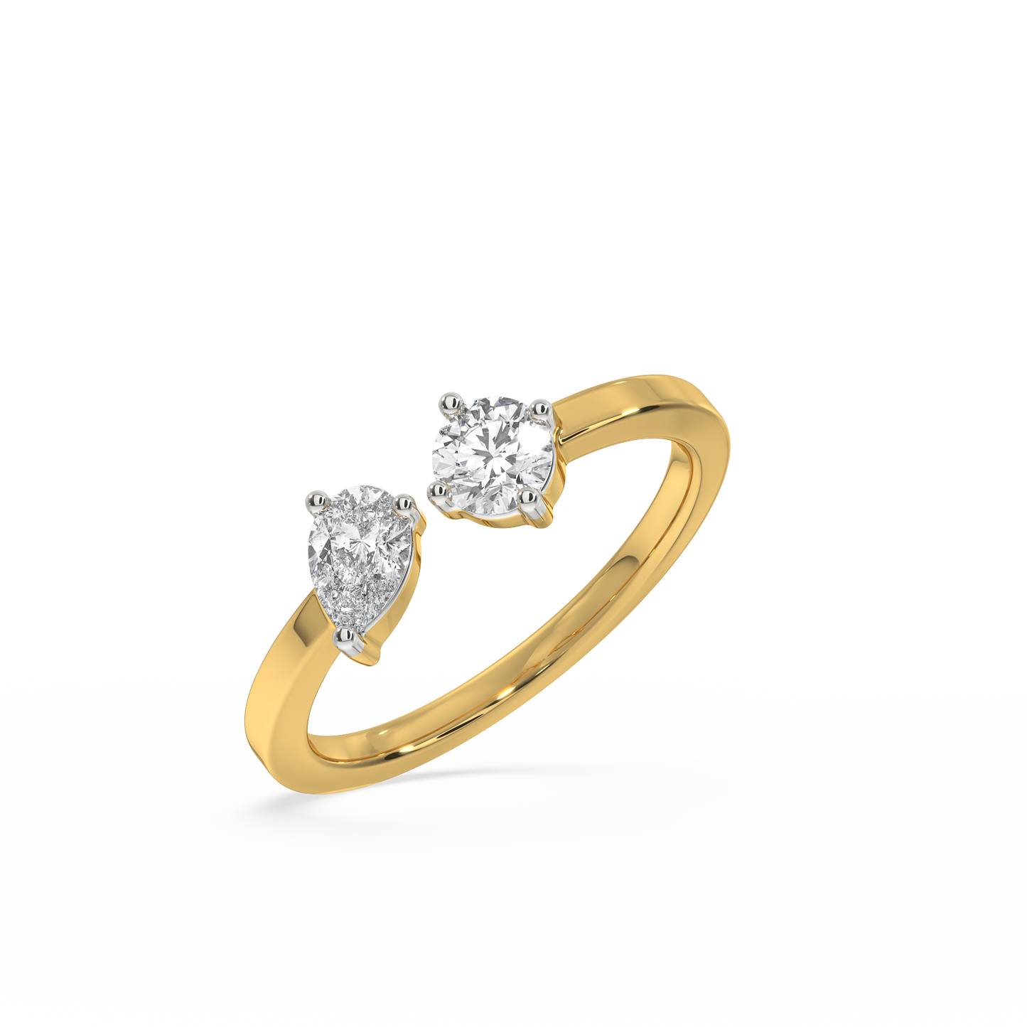 Toi-et-Moi - Lab Diamond Ring