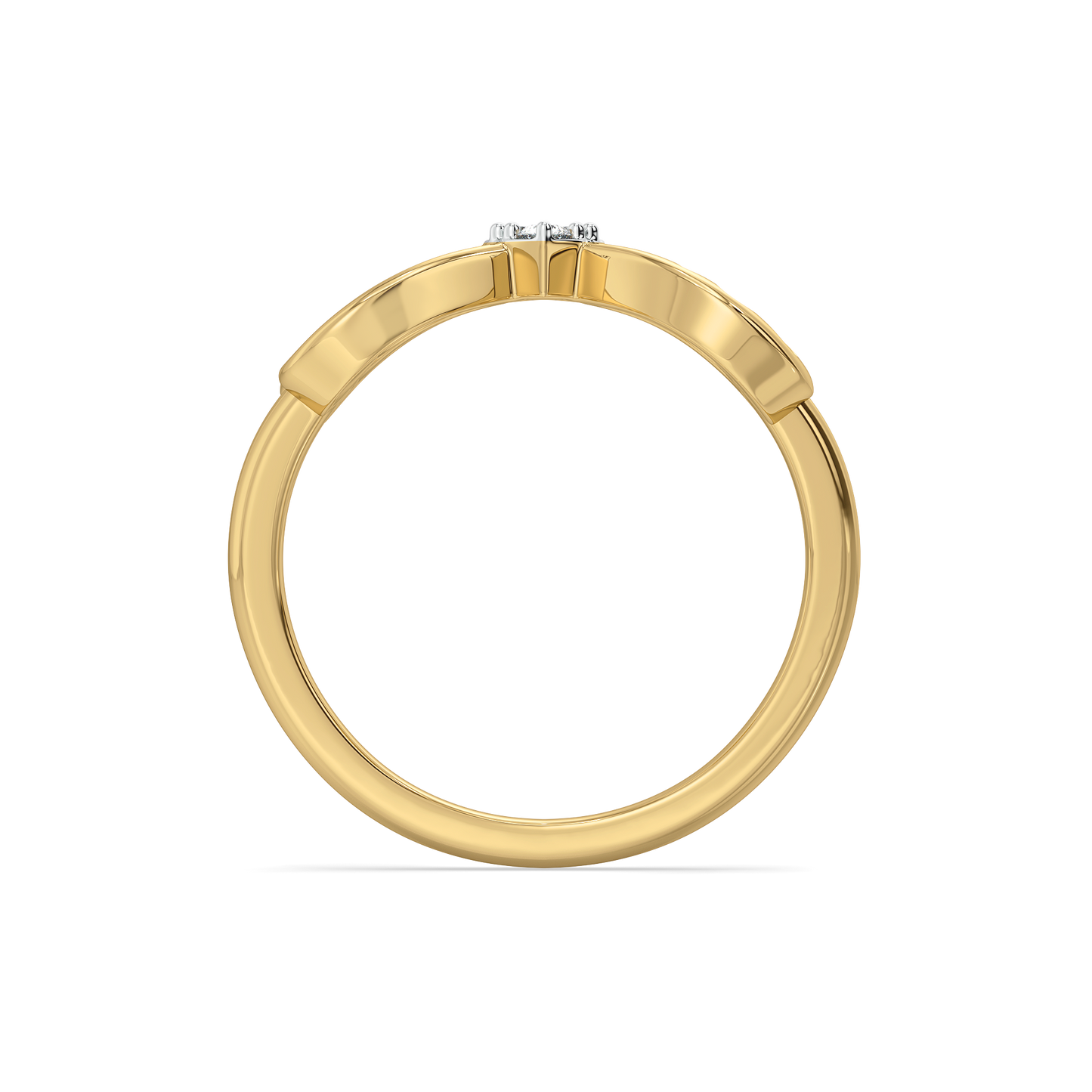 Heart Unfold - Lab Diamond Ring