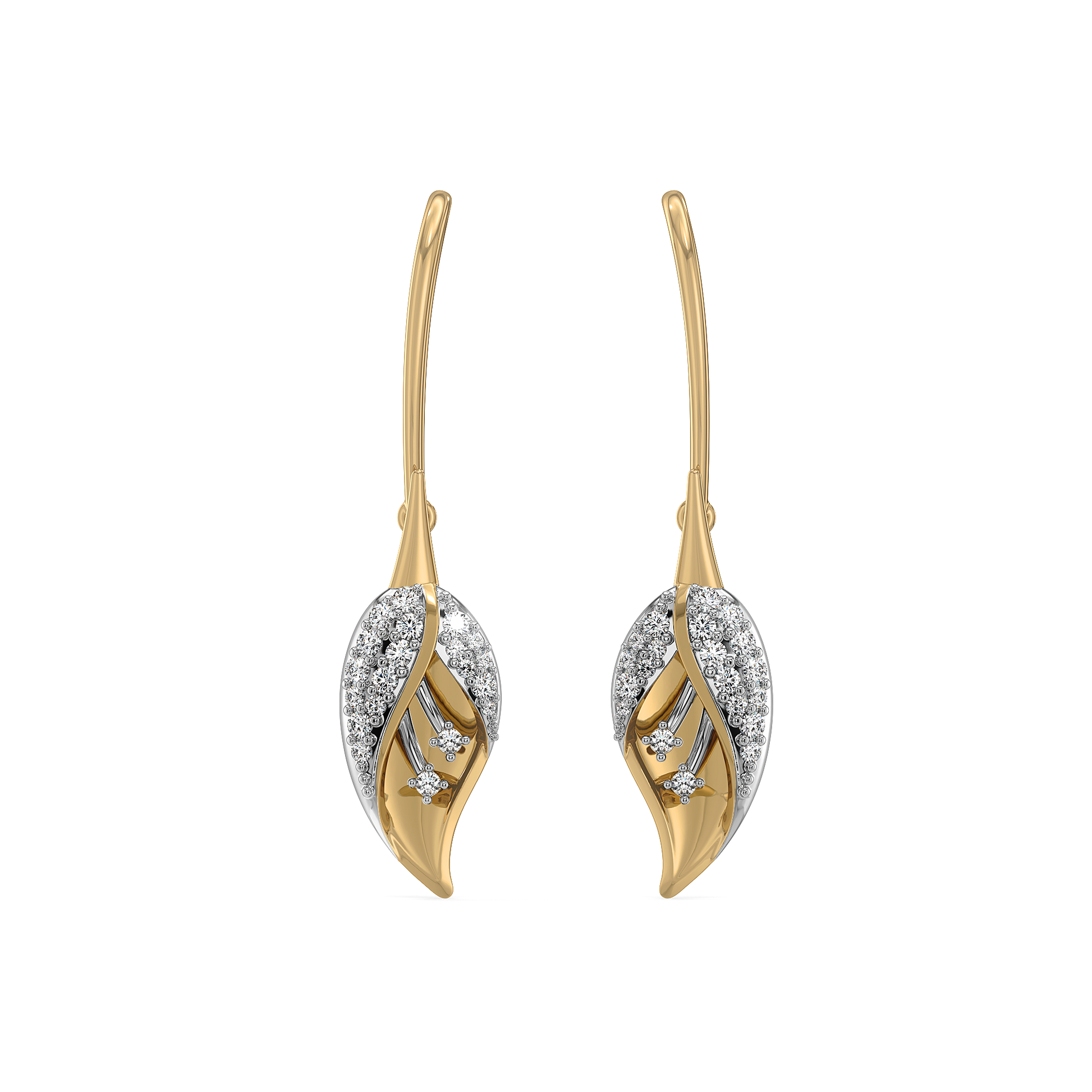 Enchanted Bud - Lab diamond Drop Earrings