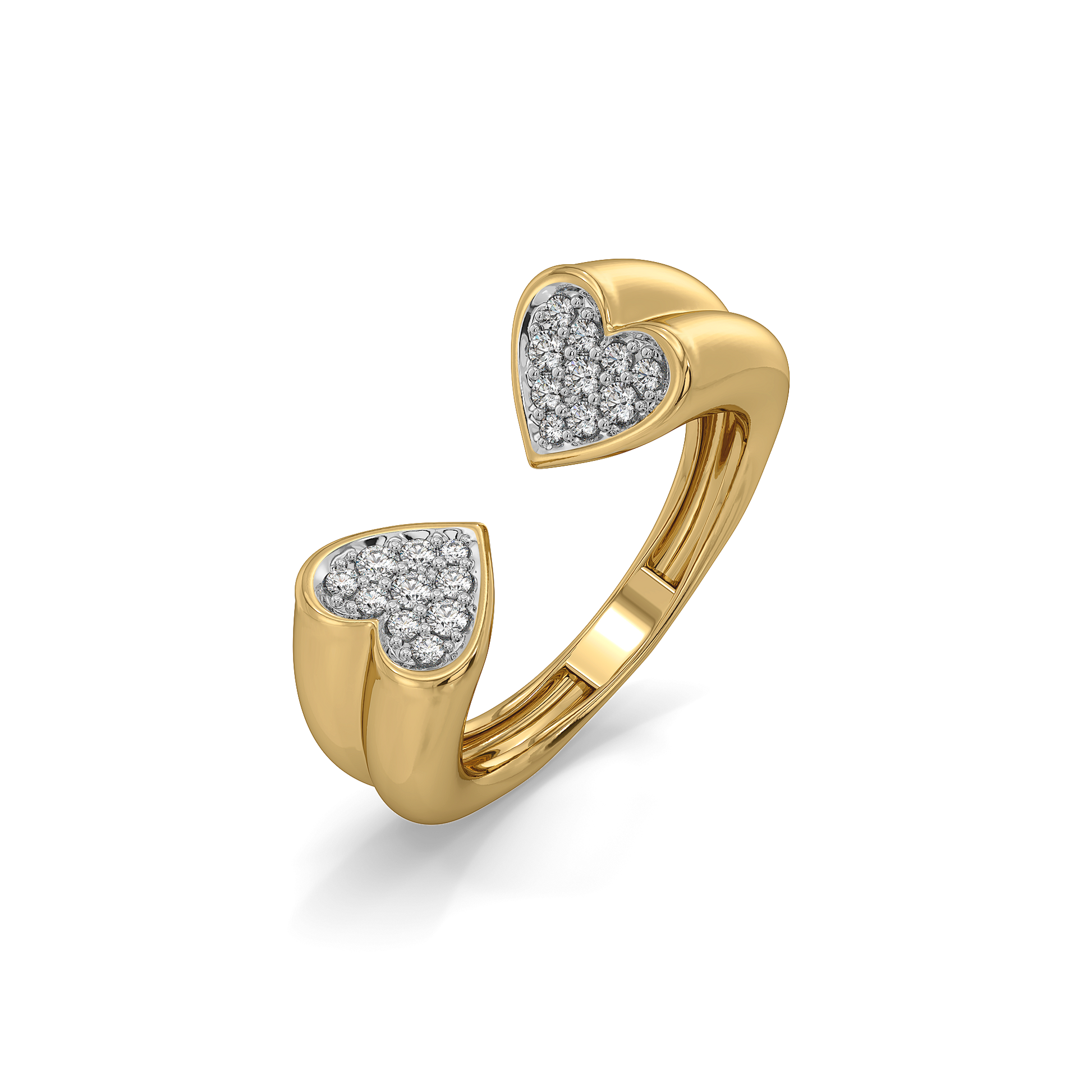 Timeless Loop - Lab Diamond Heart Ring