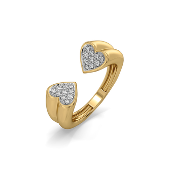 Timeless Loop - Lab Diamond Heart Ring