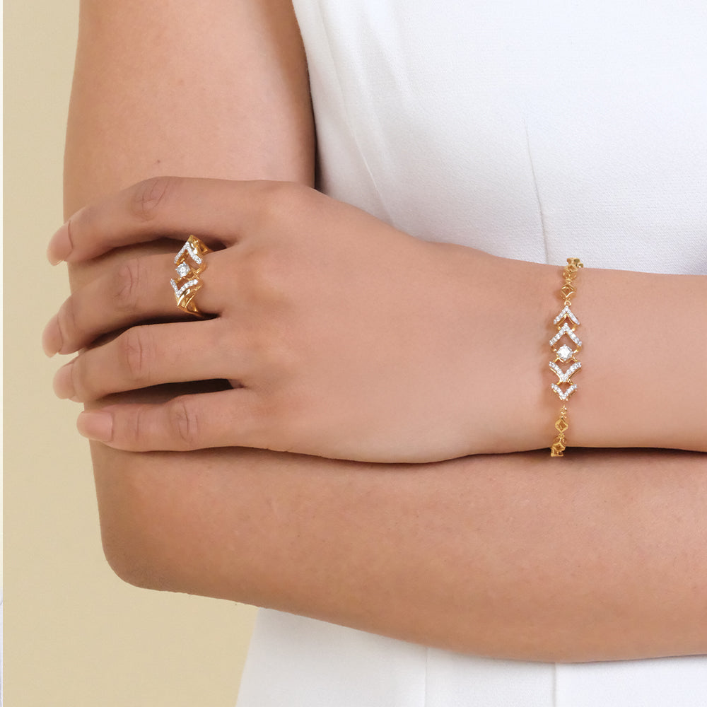 Fierce Aura – Lab Diamond Solitaire Bracelet
