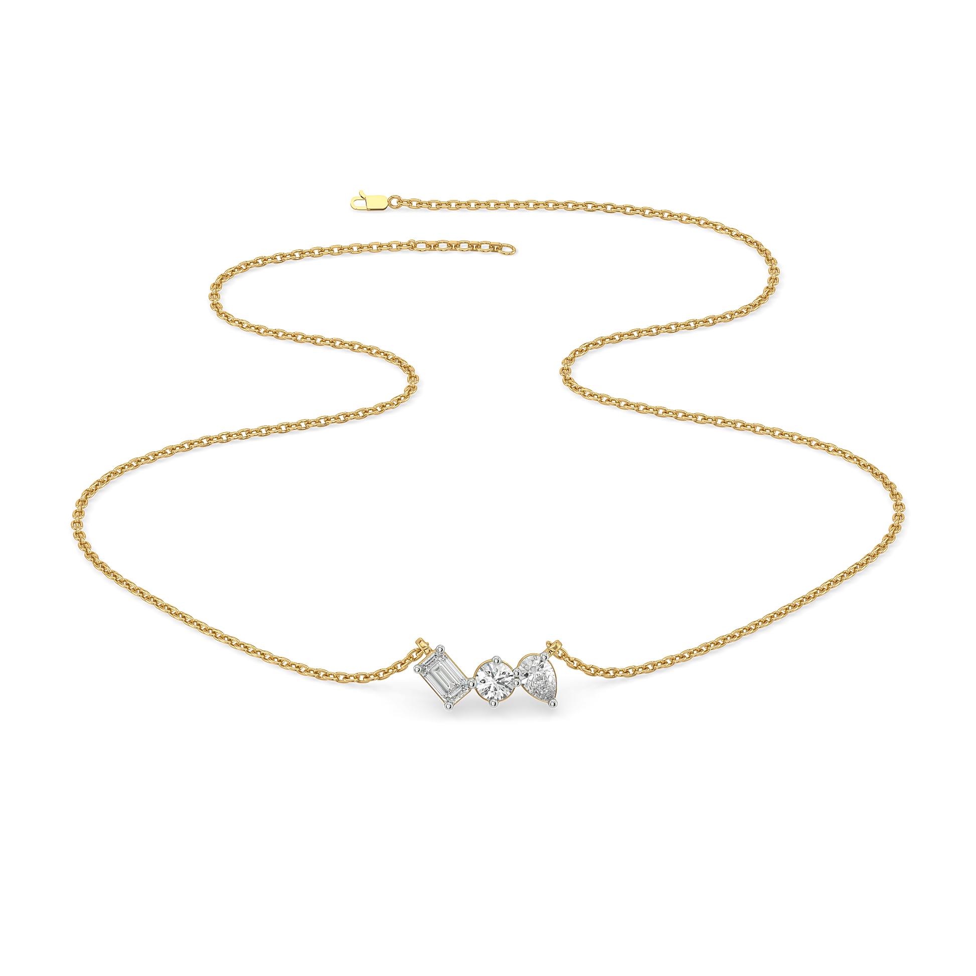 Toi-et-Moi - Lab Diamond Necklace