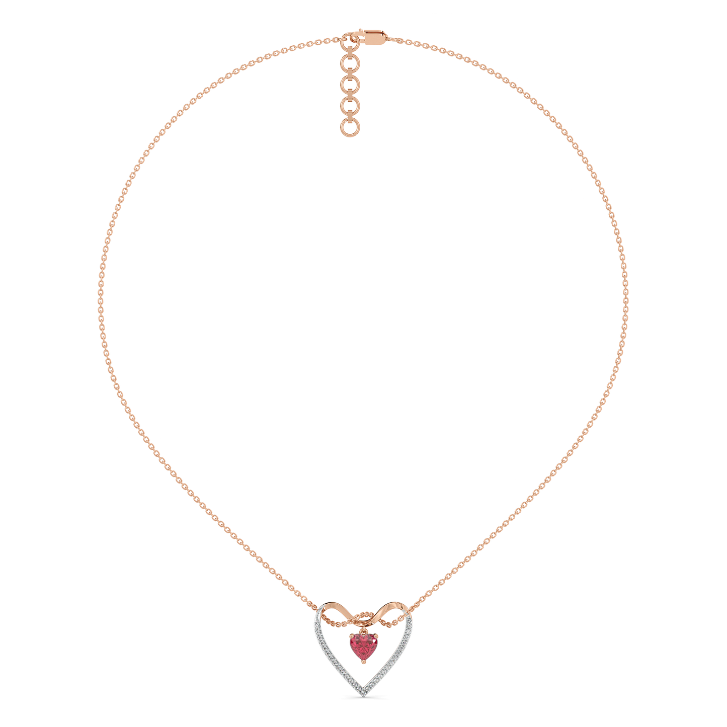 "Love on a String" - Lab Diamond Necklace