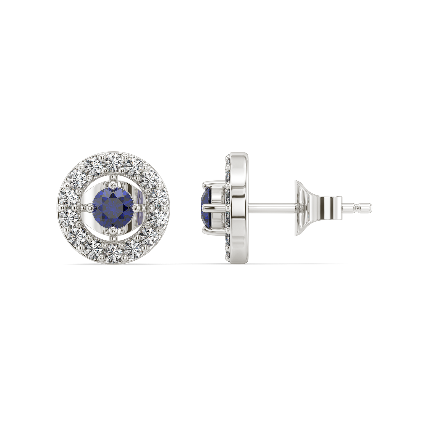 Wink of Protection - Lab Diamond Stud Earrings