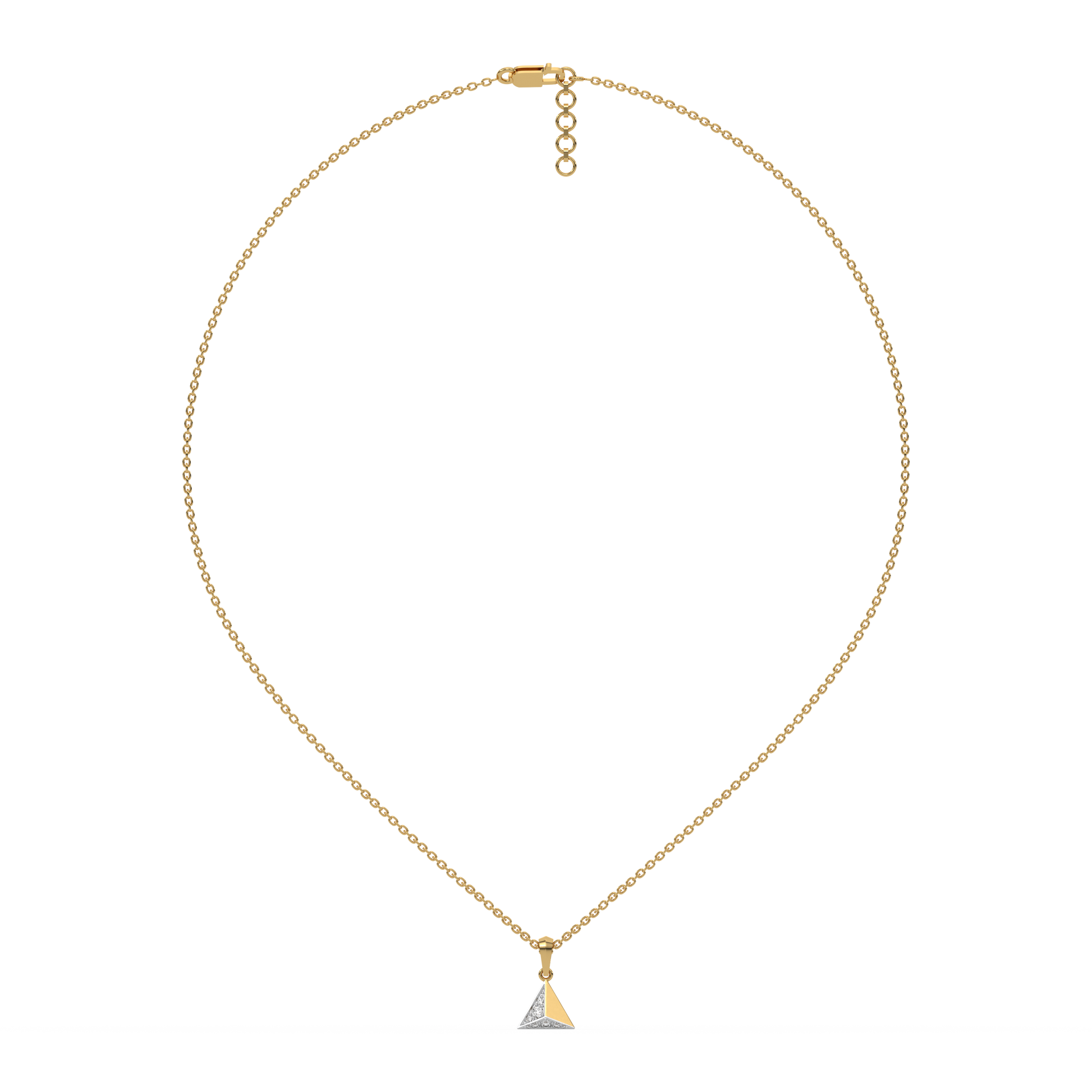 Prism Point - Lab Diamond Pendant Necklace
