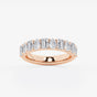 Valeria - Alternating Stone Design Wedding Ring