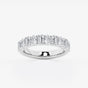 Valeria - Alternating Stone Design Wedding Ring