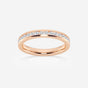 Amara - Clean Channel Design Wedding Ring