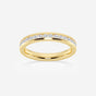 Amara - Clean Channel Design Wedding Ring