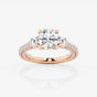 Amara - Three-Stone Design Engagement Ring