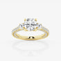 Amara - Three-Stone Design Engagement Ring