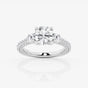 Amara - Three-Stone Design Engagement Ring
