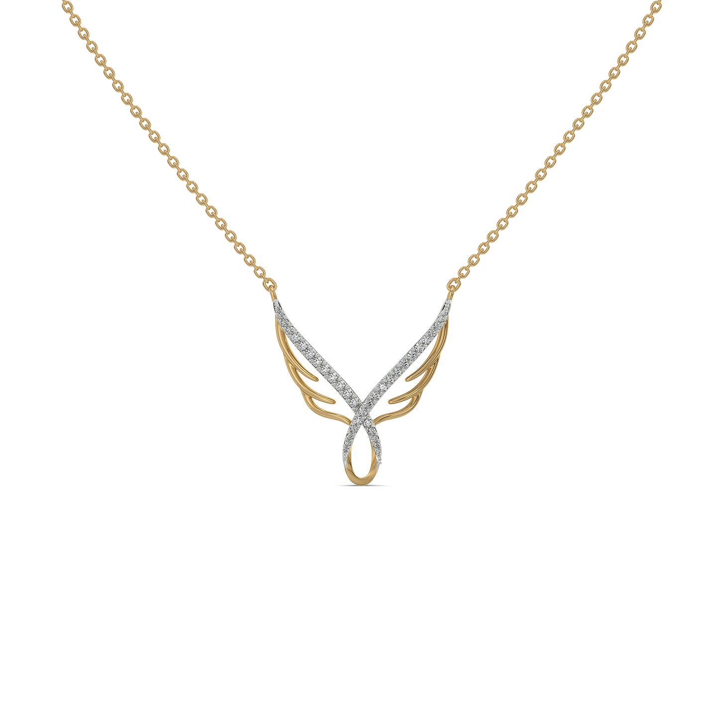 Angel's Embrace - Lab Diamond Necklace