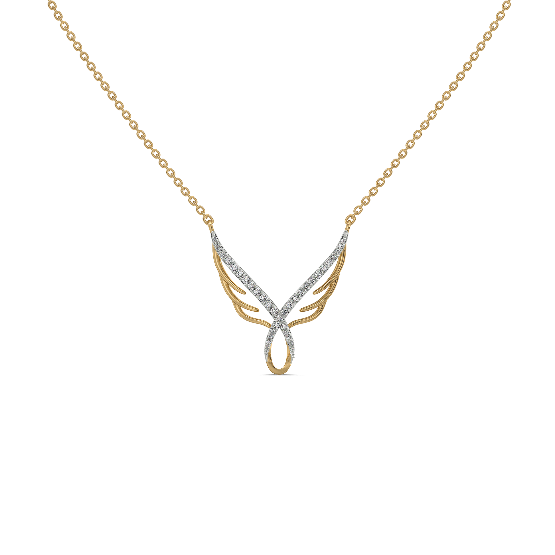 Angel's Embrace - Lab Diamond Necklace