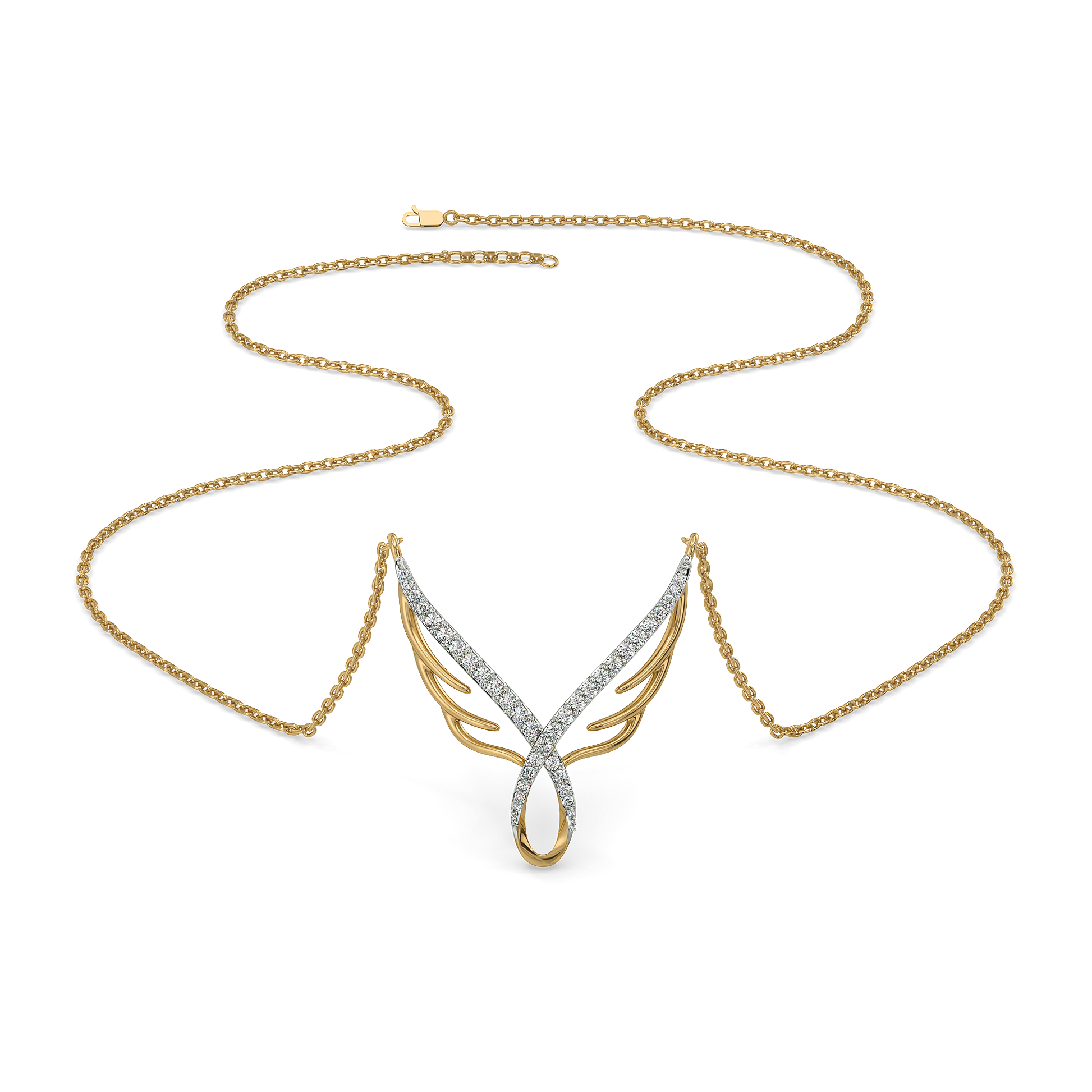 Angel's Embrace - Lab Diamond Necklace