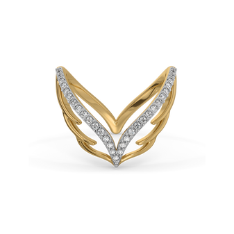 Angel's Embrace - Lab Diamond Vanki Ring