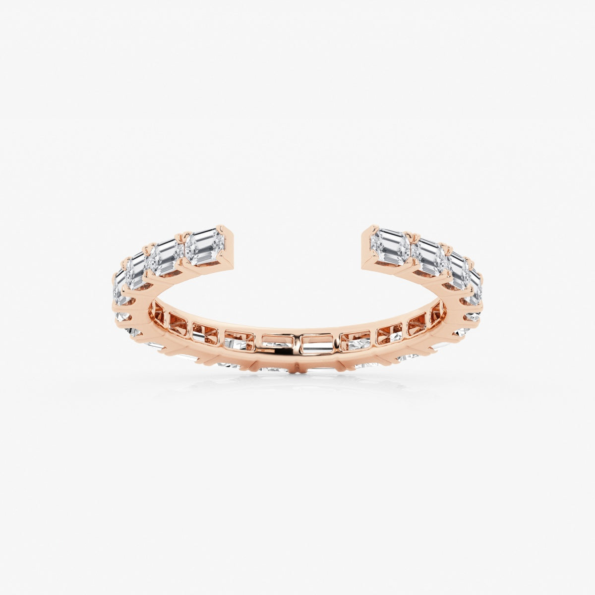 Arabelle - Elegant East-West Design Wedding Ring