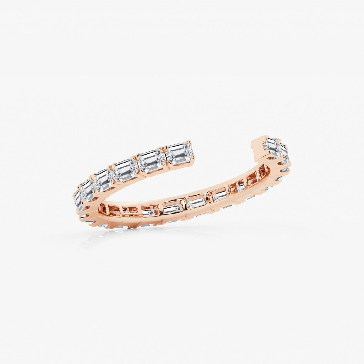 Arabelle - Elegant East-West Design Wedding Ring