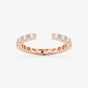 Alani - Elegant East-West Design Wedding Ring