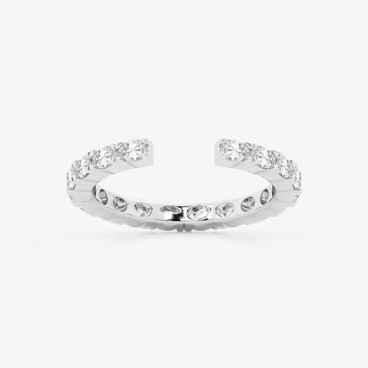 Arabelle - Elegant East-West Design Wedding Ring