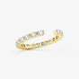 Alani - Elegant East-West Design Wedding Ring