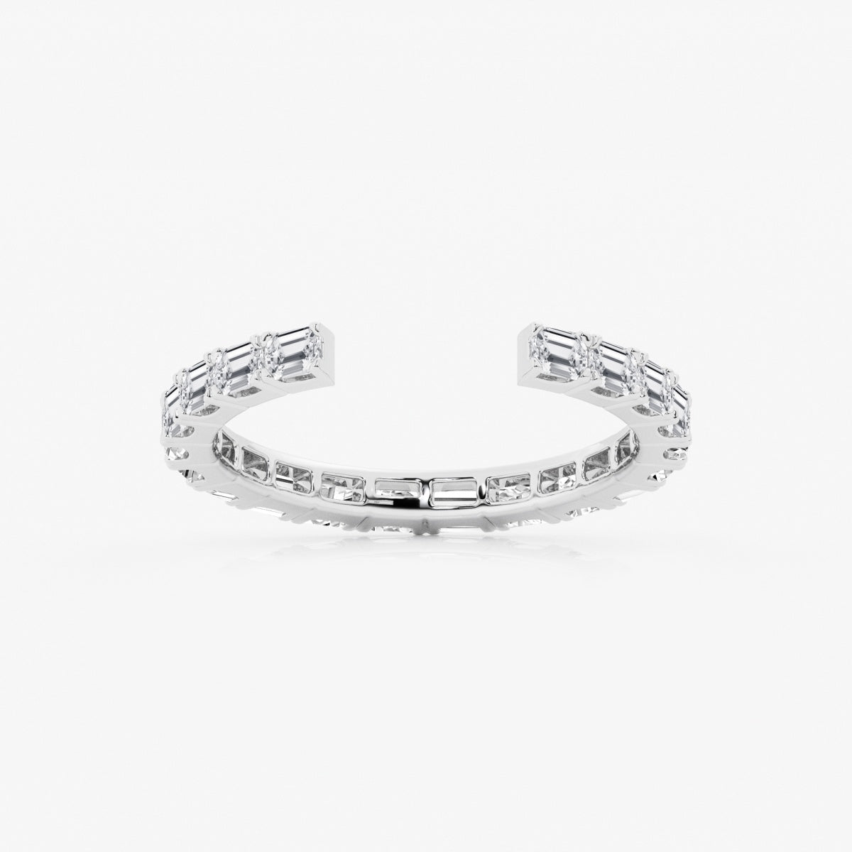 Arabelle - Elegant East-West Design Wedding Ring