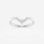 Aria - Crescent-Inspired Stackable Wedding Ring