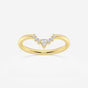 Aria - Crescent-Inspired Stackable Wedding Ring