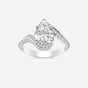 Aubrey - Twisted Bypass Design Engagement Ring