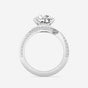 Aubrey - Twisted Bypass Design Engagement Ring