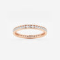 Aurora - Channel Set Design Wedding Ring