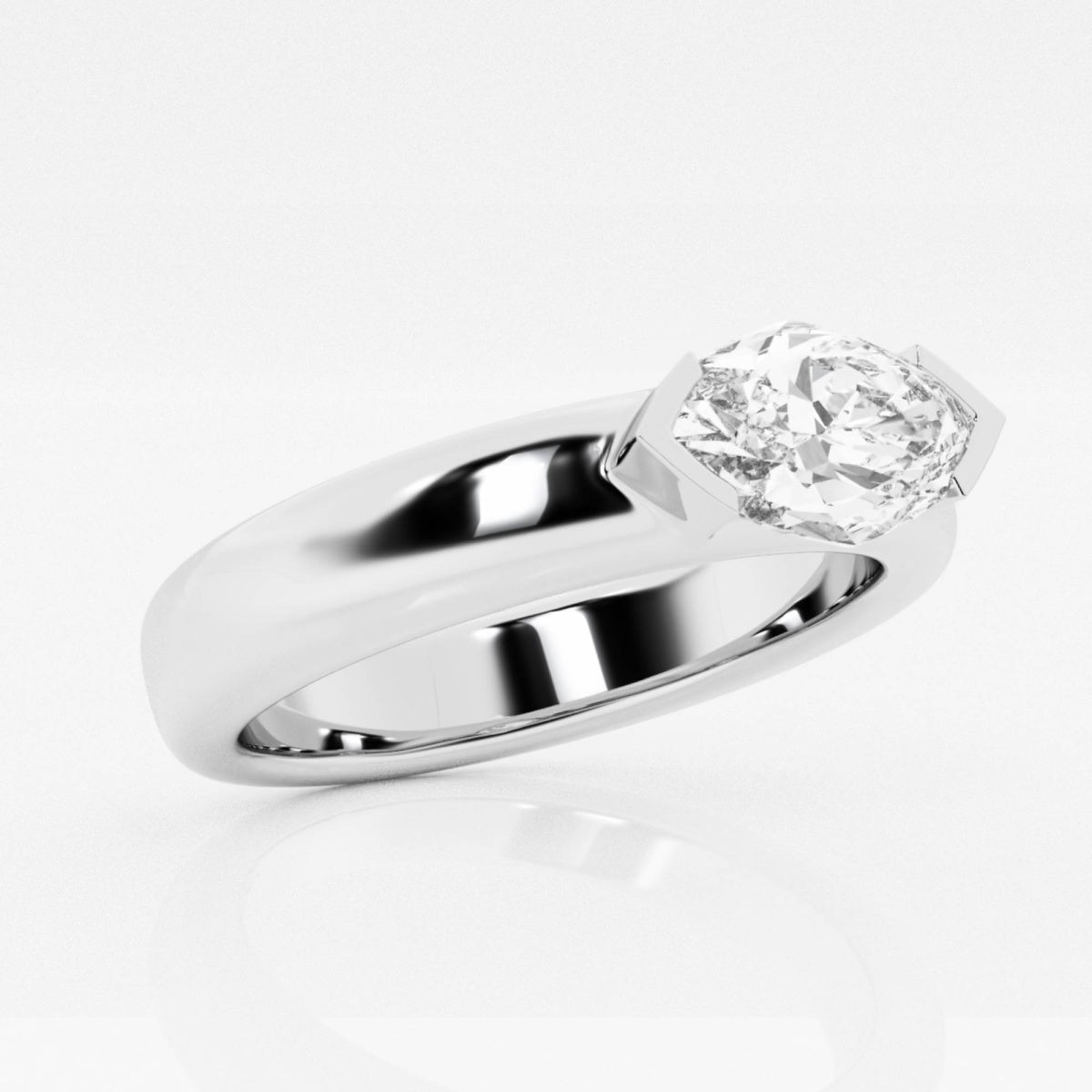 Emmy - Modern Heart Design Rings