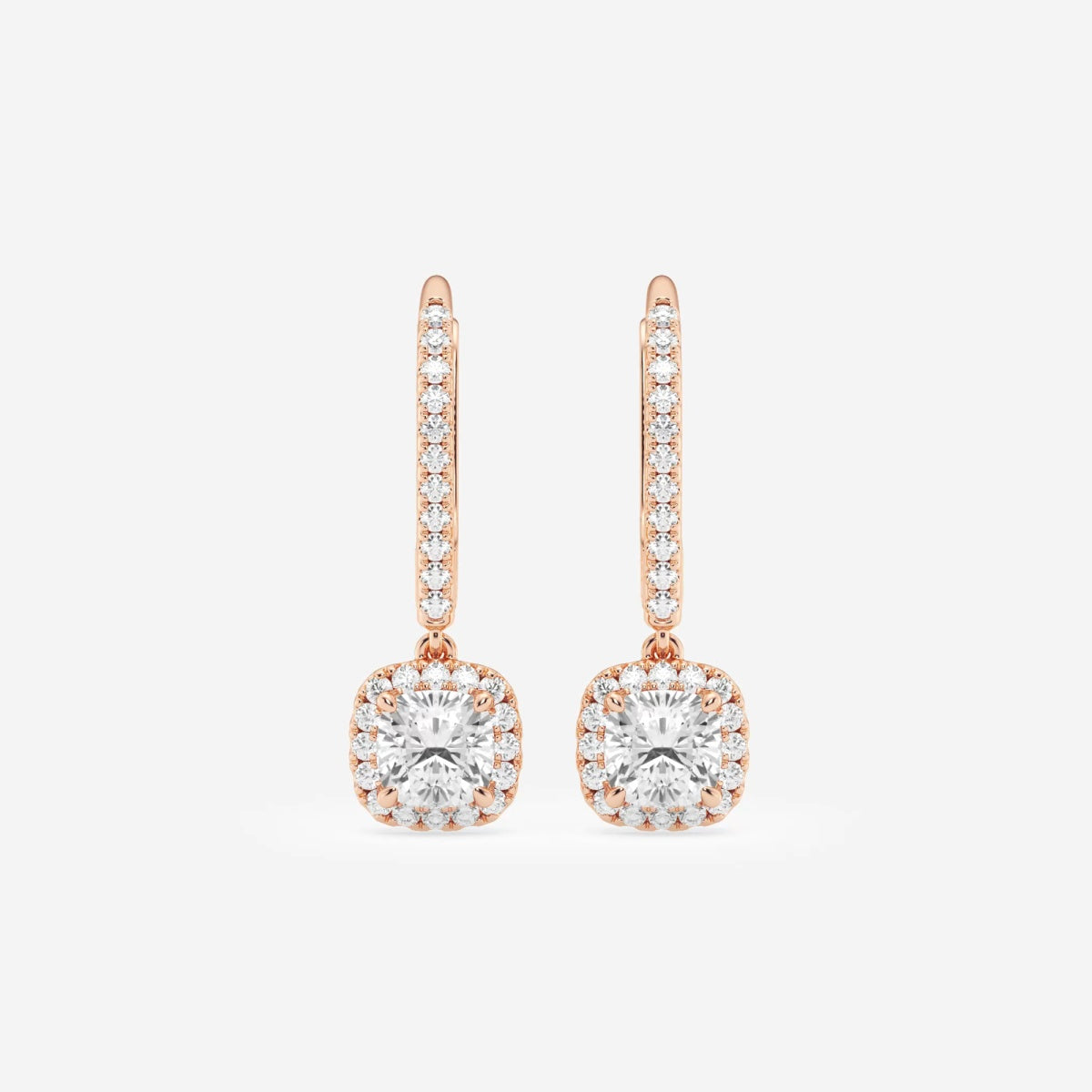 Aurora - Timeless Halo Drop Earrings