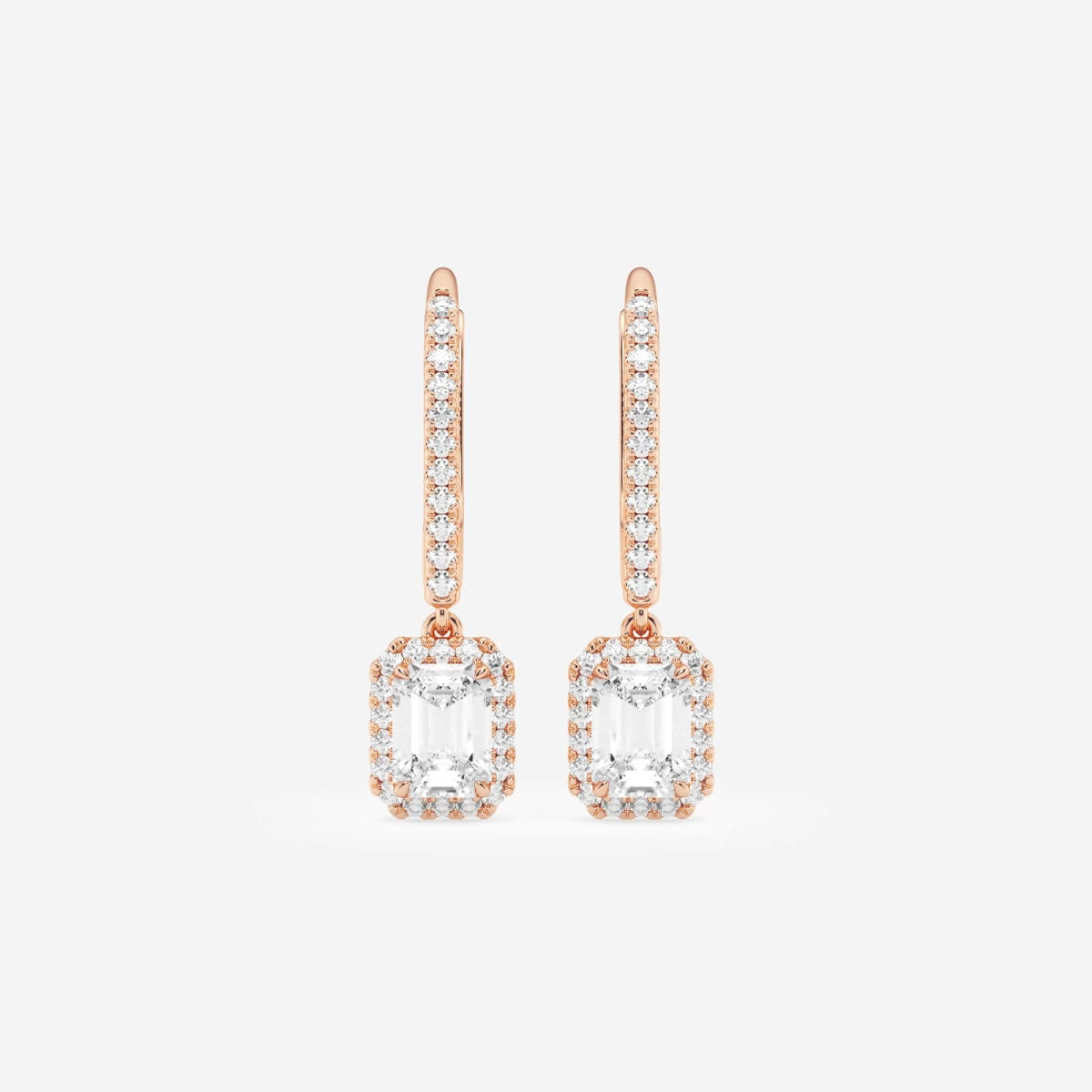 Aurora - Timeless Halo Drop Earrings
