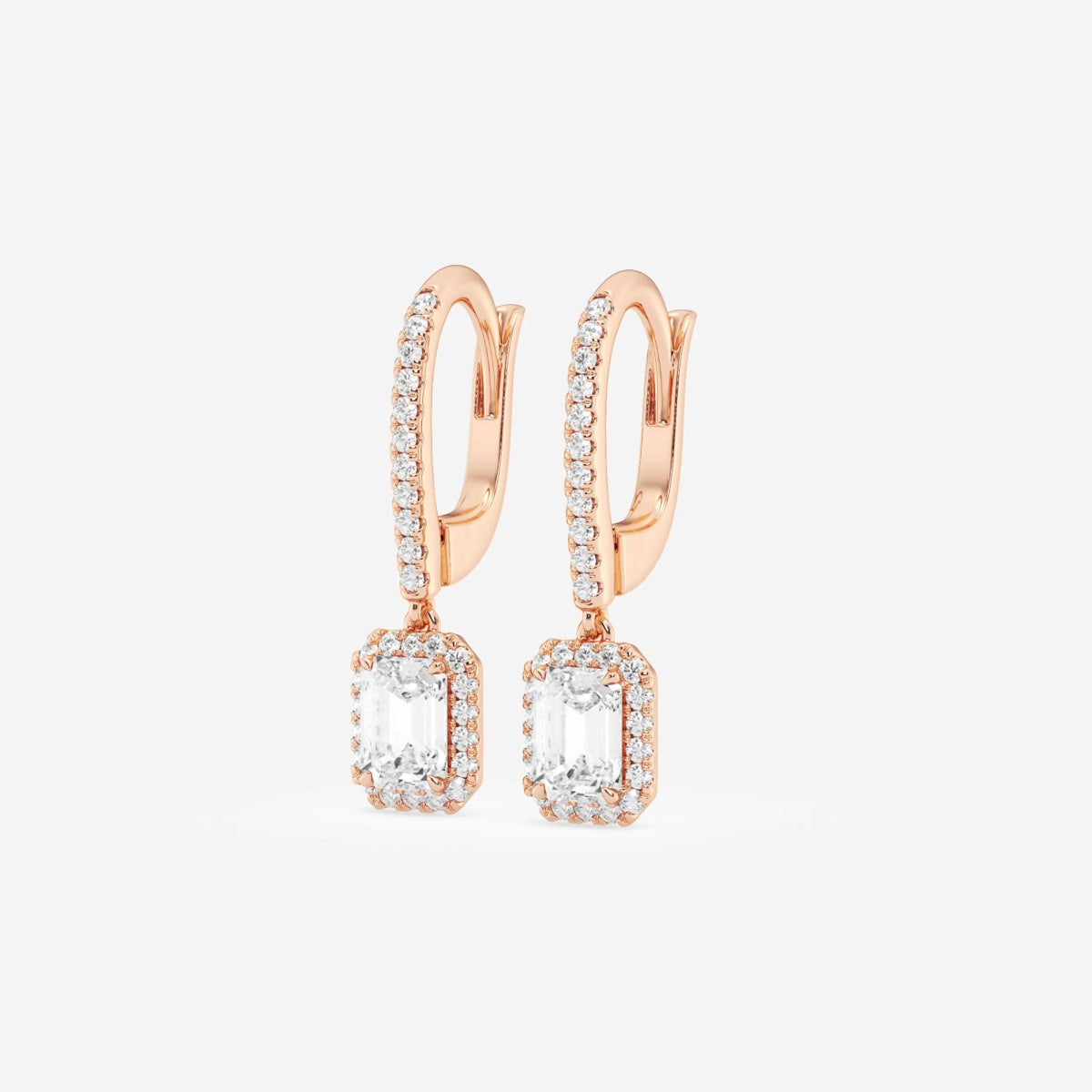 Aurora - Timeless Halo Drop Earrings