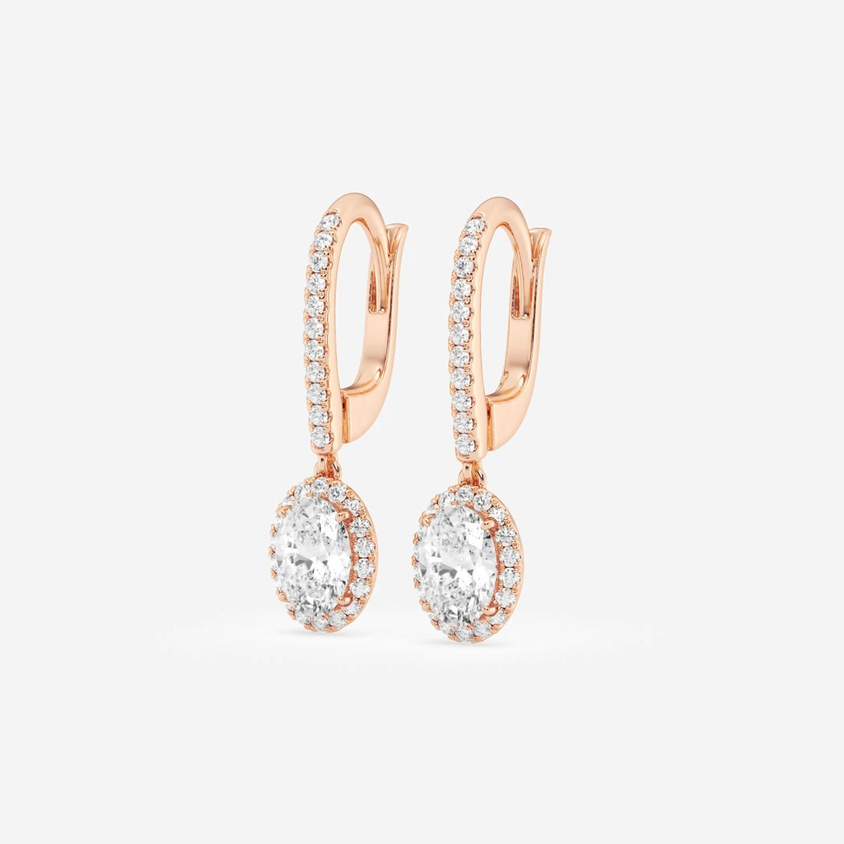 Aurora - Timeless Halo Drop Earrings