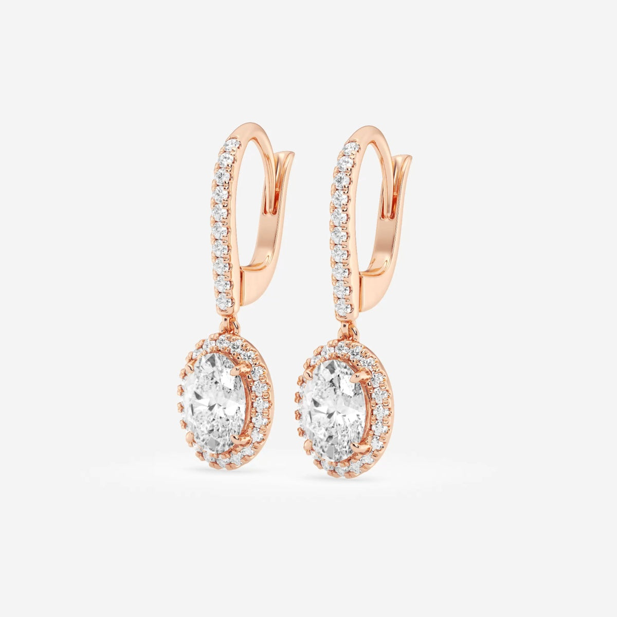 Aurora - Timeless Halo Drop Earrings