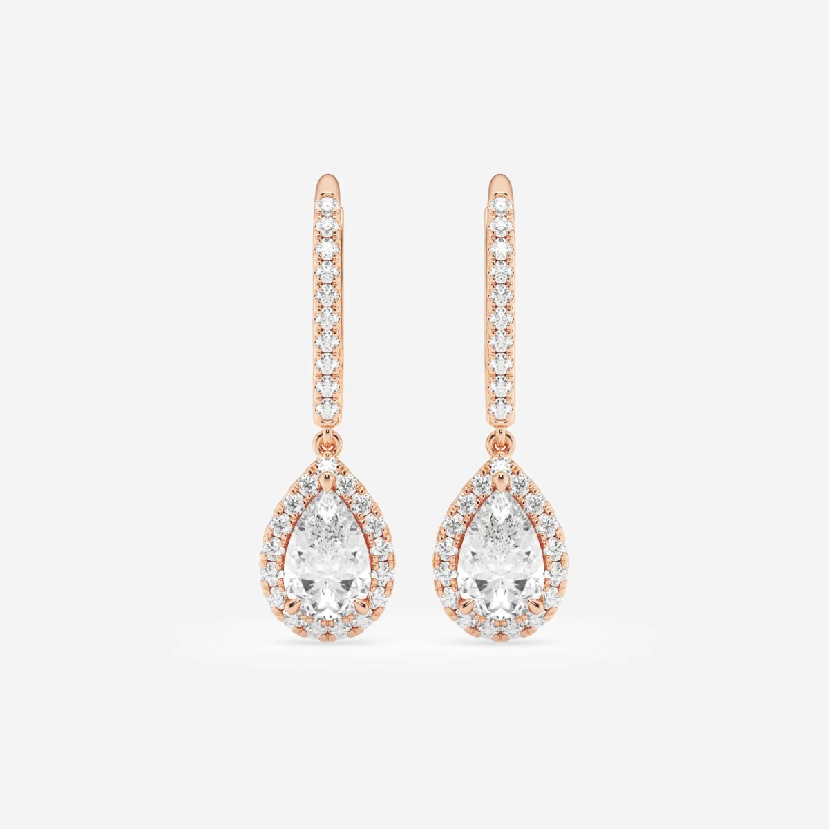 Aurora - Timeless Halo Drop Earrings