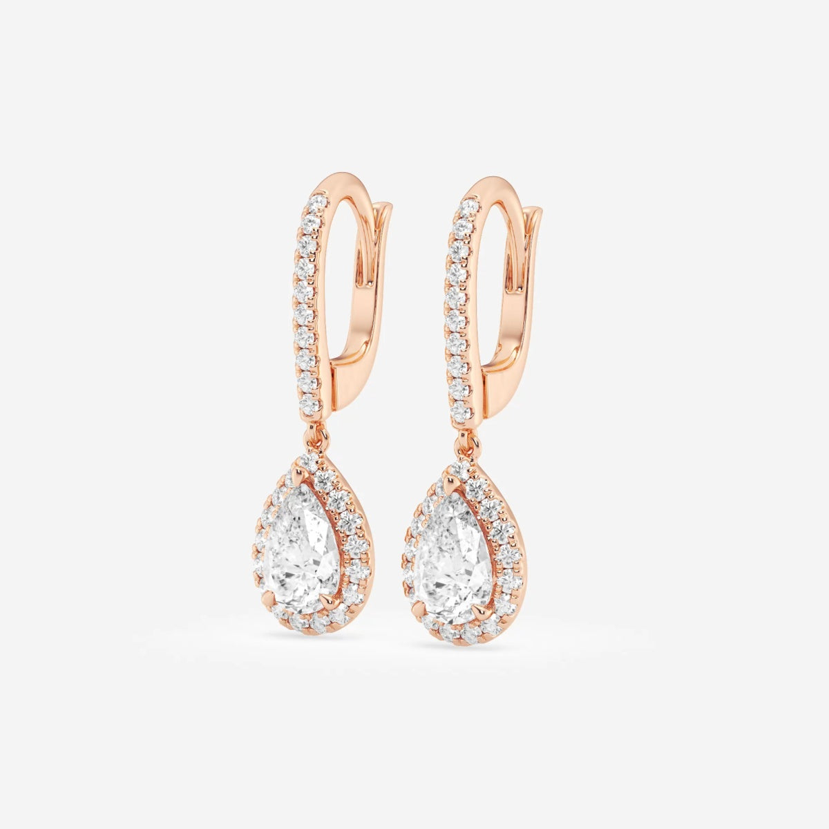 Aurora - Timeless Halo Drop Earrings