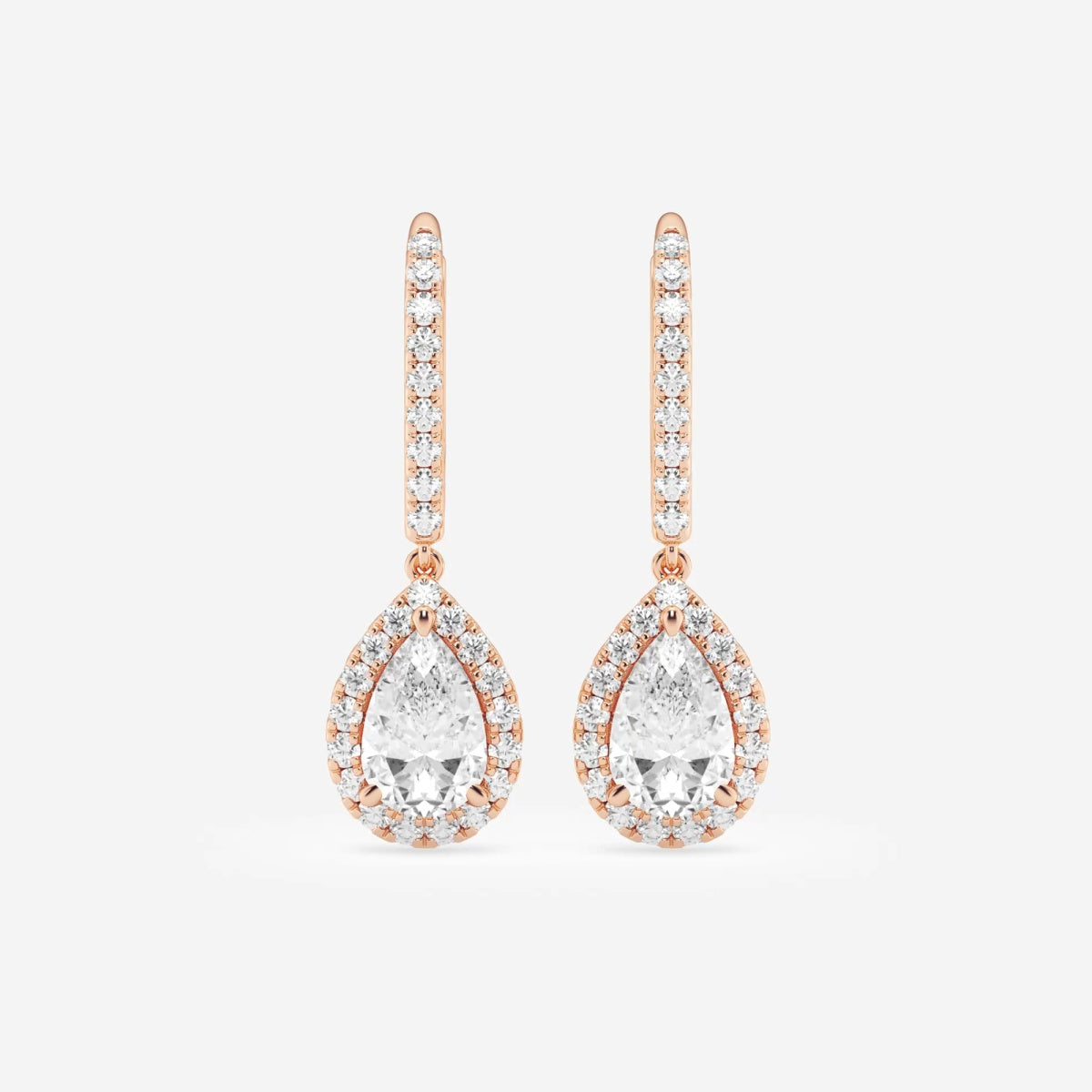 Aurora - Timeless Halo Drop Earrings