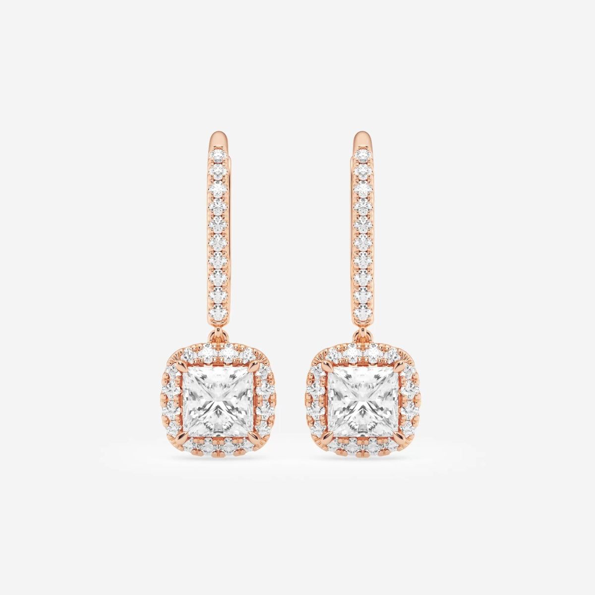 Aurora - Timeless Halo Drop Earrings
