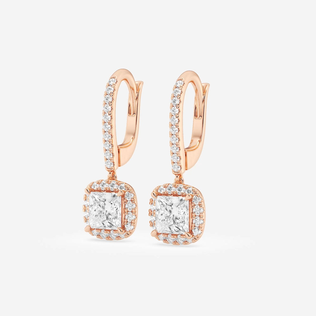 Aurora - Timeless Halo Drop Earrings