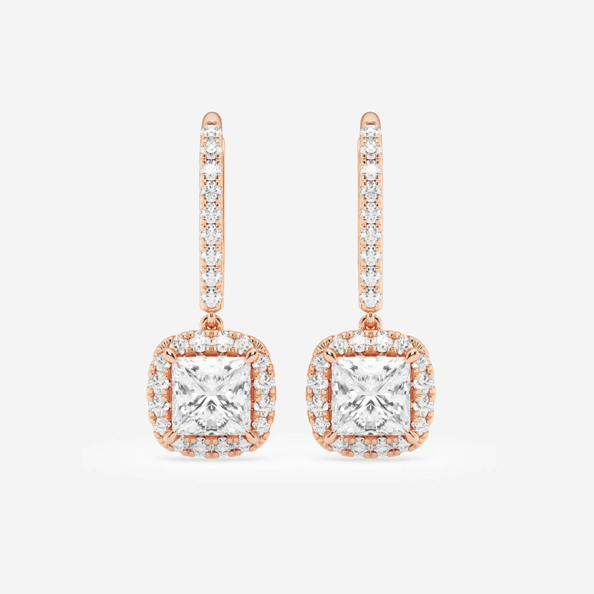 Aurora - Timeless Halo Drop Earrings