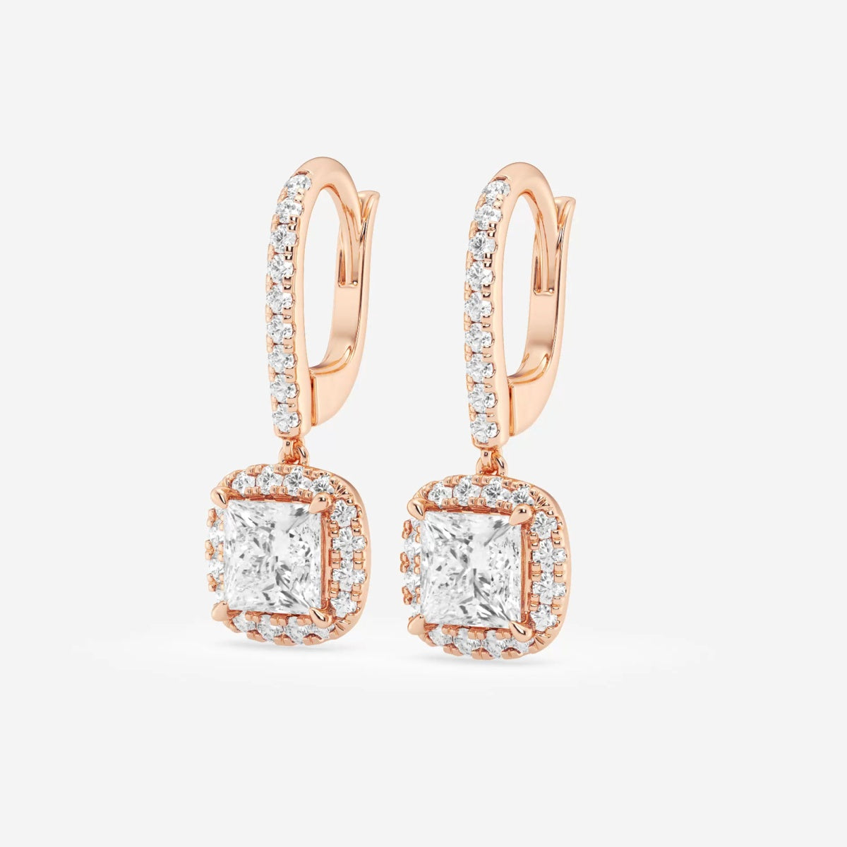 Aurora - Timeless Halo Drop Earrings