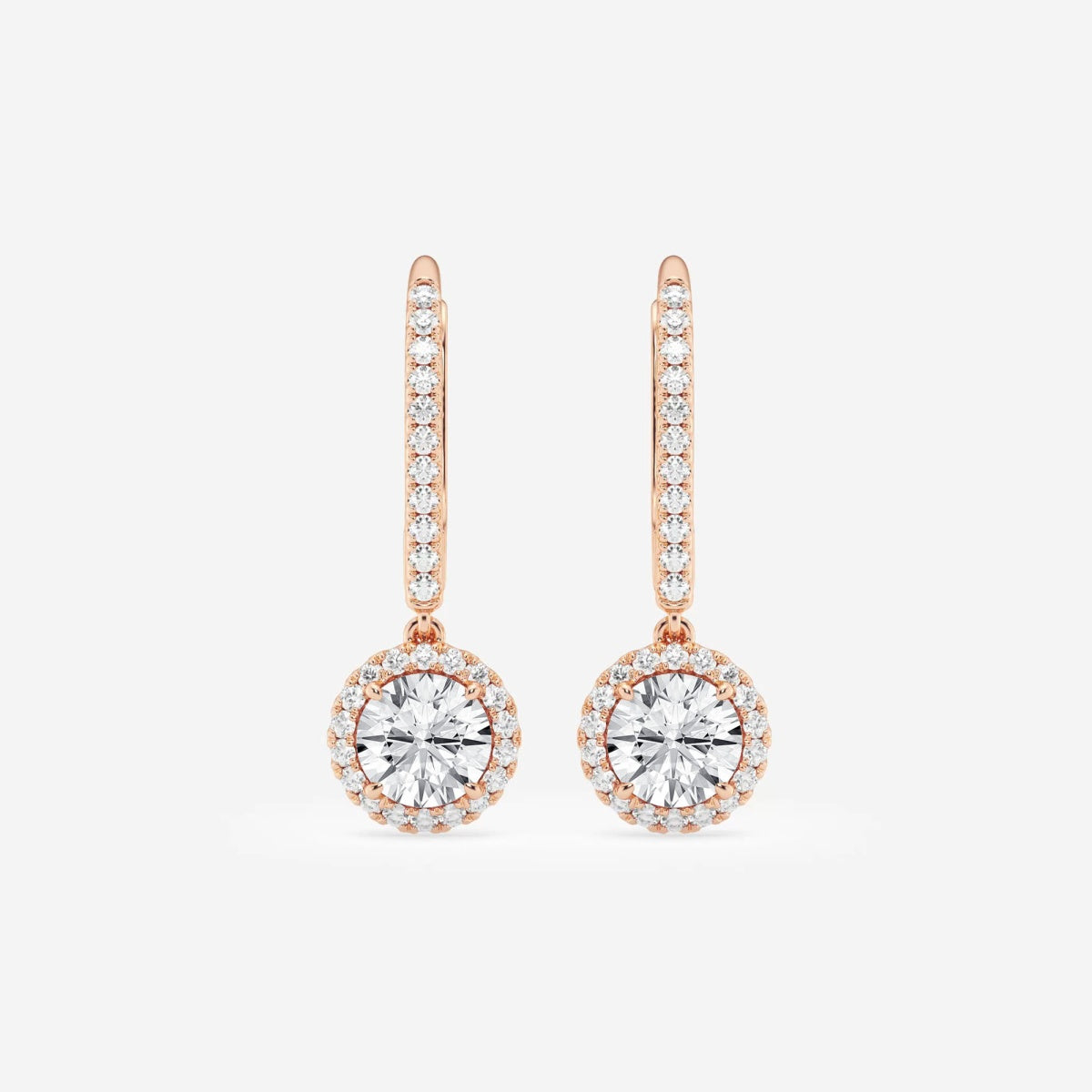Aurora - Timeless Halo Drop Earrings