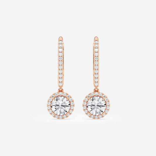 Aurora - Timeless Halo Drop Earrings