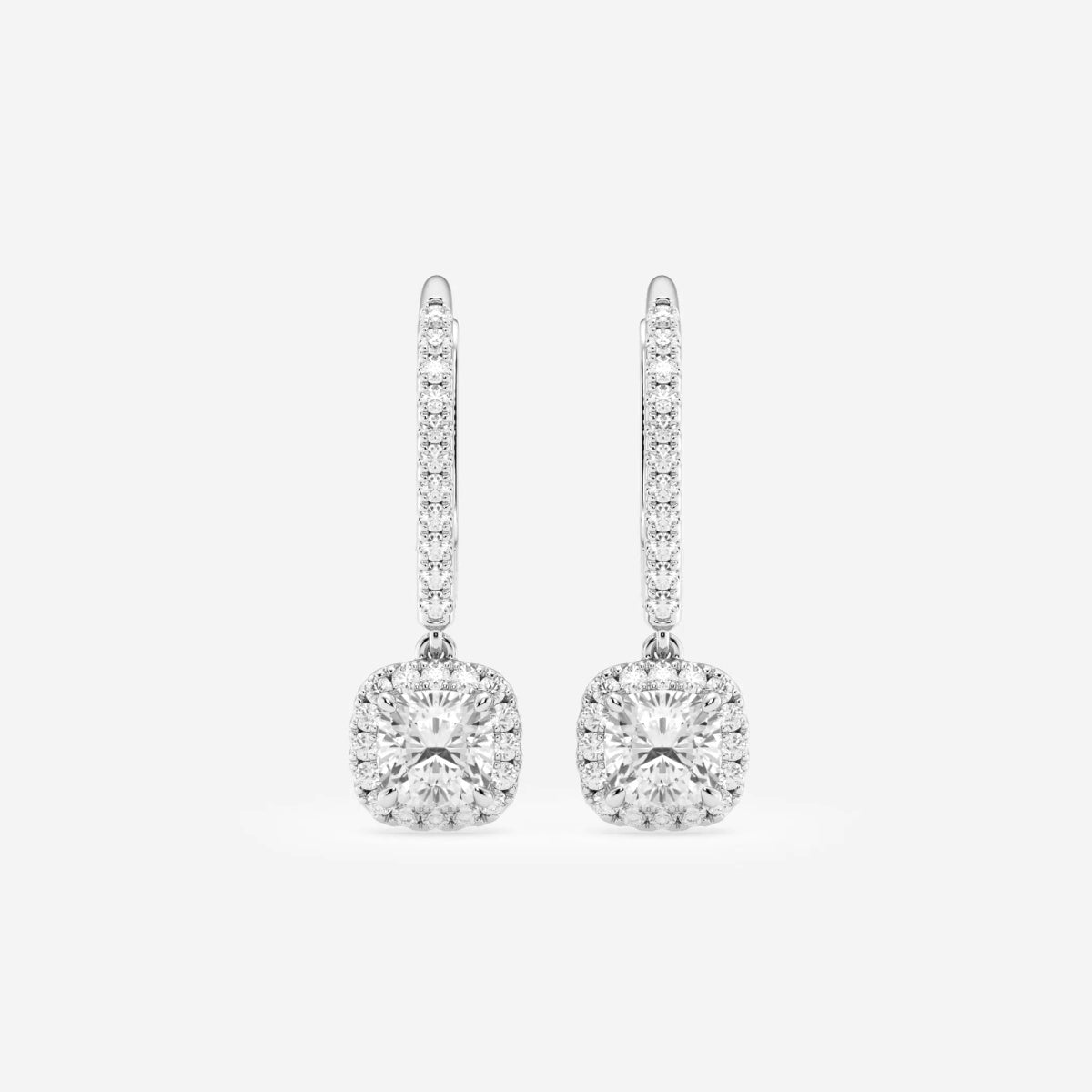 Aurora - Timeless Halo Drop Earrings